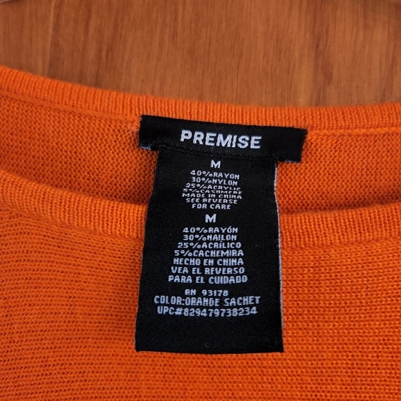 Orange Fall Sweater - Picture 2 of 2